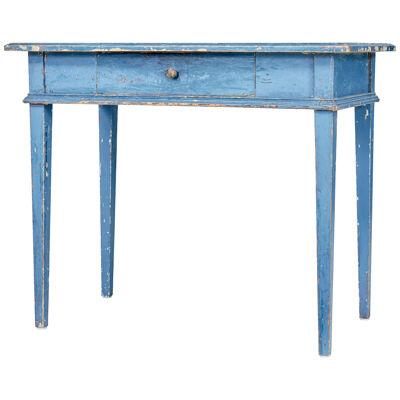 19TH CENTURY HAND PAINTED SWEDISH SIDE TABLE