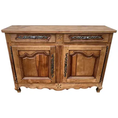 Sideboard In Cherry And Pear Wood Country Style Early 19th Century 