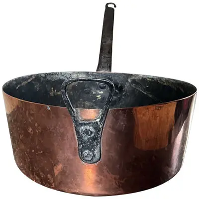 19th Century French Copper Saucepan