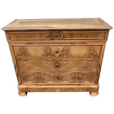 Chest of drawers Ronce De Noyer Louis Philippe End 19th