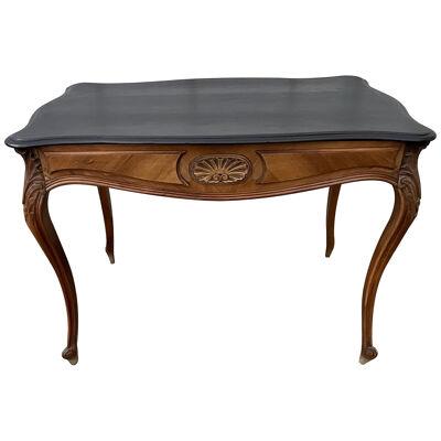 Louis XV Style Rocaille Side Table In Walnut