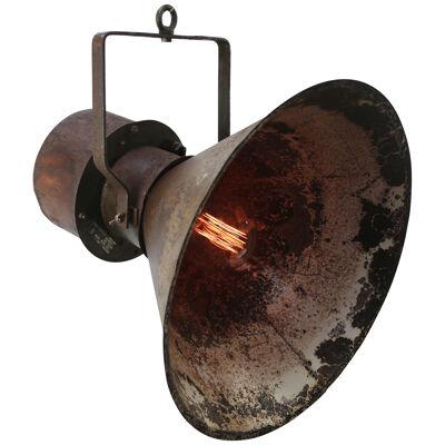 Rust Brown Metal Vintage Industrial Pendant Lights