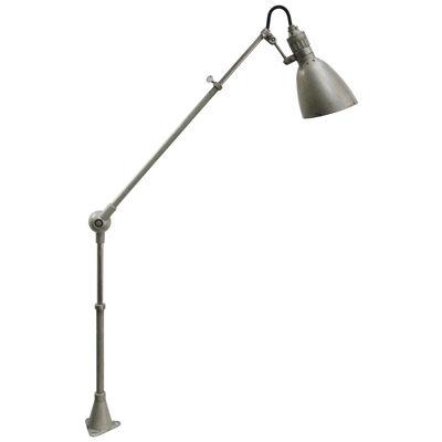 Gray French Vintage Industrial Machinist Lamp by Lumina