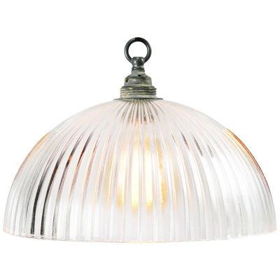 Glass Shade Industrial Holophane Glass Hanging Lights