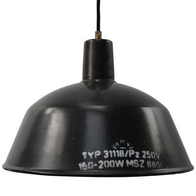 Black Enamel Vintage Industrial Pendant Lights 