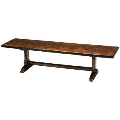 Brutalist Rustic Dining Table, France, Early 20th Century