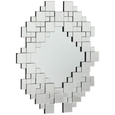 Square Fragmented Wall Mirror - 1940's