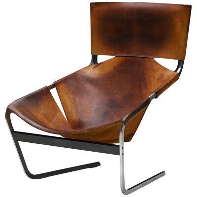 Pierre Paulin F444 Leather Lounge Chair Artifort - 1970s
