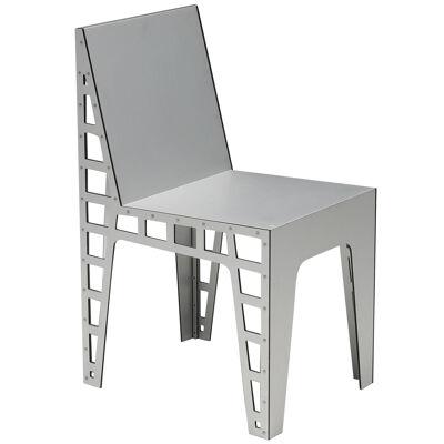 Architectural Metal Side Chair - 2000's