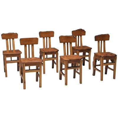 Wabi-Sabi Dining Chairs Set - 1960's