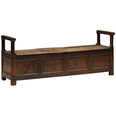 Travail Populaire Fireplace Bench, France, 19th Century