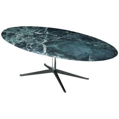 Green Marble Dining Table by Florence Knoll, United States, 1960s