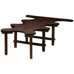 Rustic Free Form Organic Table, France, Late 19th Century