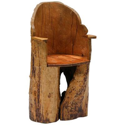 Wabi-Sabi organic wooden chair - 1830's