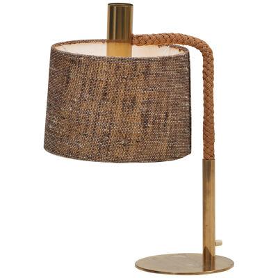Elegant Fine Rope Table Lamp in Style of Adrien Audoux