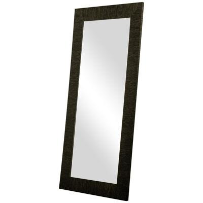 Modern Black Maple Wood Large Standing Floor Mirror, Desdemona 
