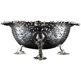 Openwork Silver basket, Master Chas. Wright, London 1771