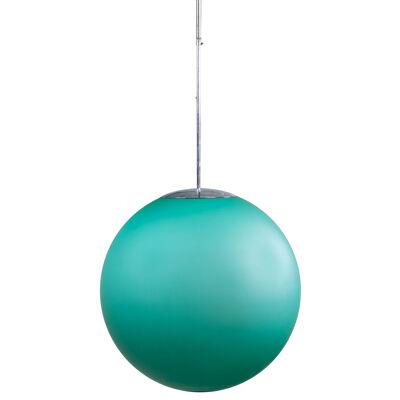 Turquoise Ceiling Lamp by Fontana Arte, Italy Mid-20th Century