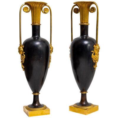 Retour d'Egypte Vases, early 19th Century