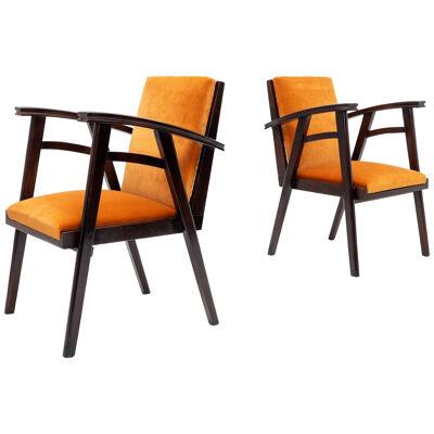 Pair of Armchairs, probably Italy 1960s