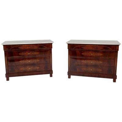 Pair of Charles X Chests of Drawers, c. 1830