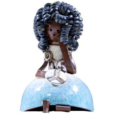 Early Elisa Cermic Doll, Spain 20th Century