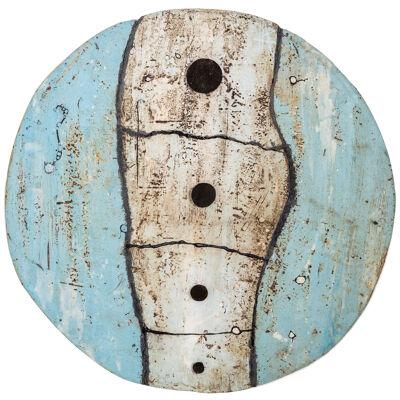 Agnès Debizet, Blue Disc with four Dots, 2020