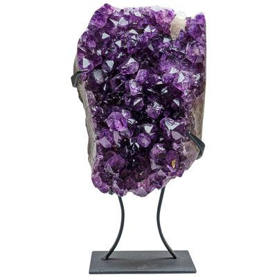 Genuine Amethyst Crystal Cluster Stand from Brazil (20.5 lbs)
