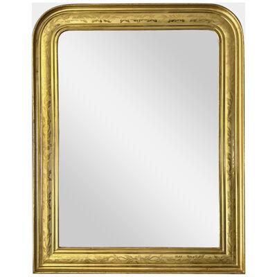 A Gold Gilt Louis Philippe Mirror By Auxerre Paris 