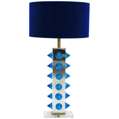 L.A. Studio Table Lamps with Colored Murano Glass