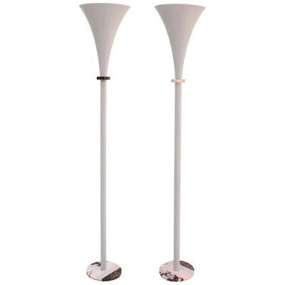 Mid-Century Style Italian Pair of Floor Lamp Designed by L.A. Studio