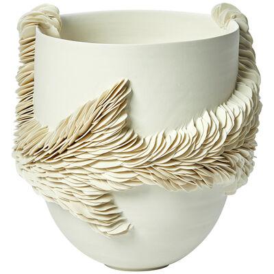  White Tall Wrapping Bowl I