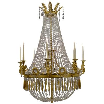 Important large French Empire-chandelier made around 1810