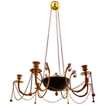 Gustavian chandelier 18th c