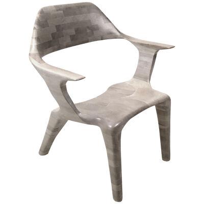 D2 Lounge Chair in Bleached Cherry