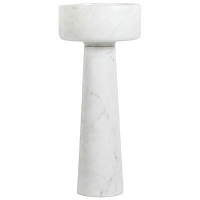 Planter in Marble, 1970s by Angelo Mangiarotti for Skipper, 