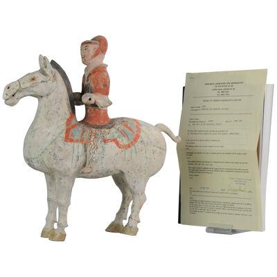 Antique Chinese Stoneware Han Dynasty Horse Man 202 BC–220 AD China Antique