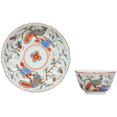 Antique Rare Kangxi Period Chinese Porcelain Dish Amsterdam Bont Parrot