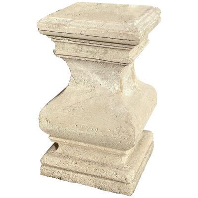 18th century Louis XIV limestone pedestals