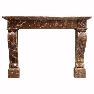 19th century Louis Philippe marble fireplace