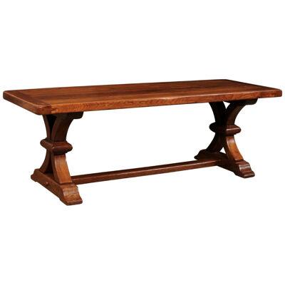French Dining Table w/Lovely Trestle Legs