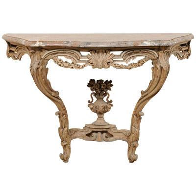 18th C. French Neoclassical Console Table