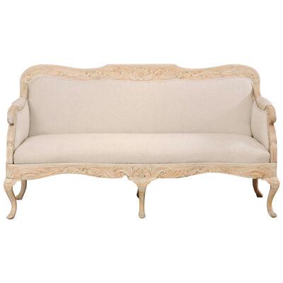 18th C. Period Rococo Danish Sofa
