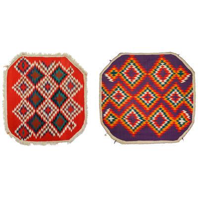 Pair of Navajo Germantown Weavings
