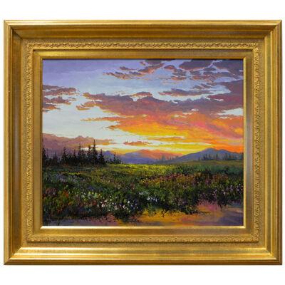 "Sunset and Flowers" by Thomas deDecker
