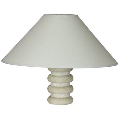 Modernist Limestone Table Lamp by Albert Tormos
