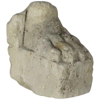 Ancient French Stone Carving Fragment of a Claw