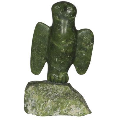 Jade Inuit Owl Sculpture