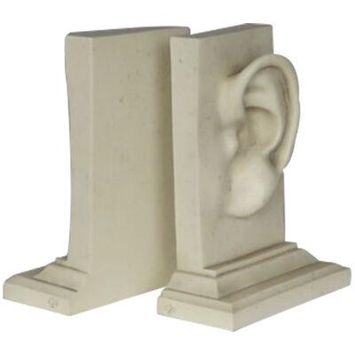Postmodern Faux-Marble Bookends