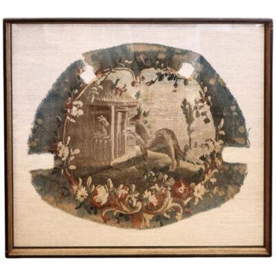 1700s Custom Framed Tapestry (Hut)